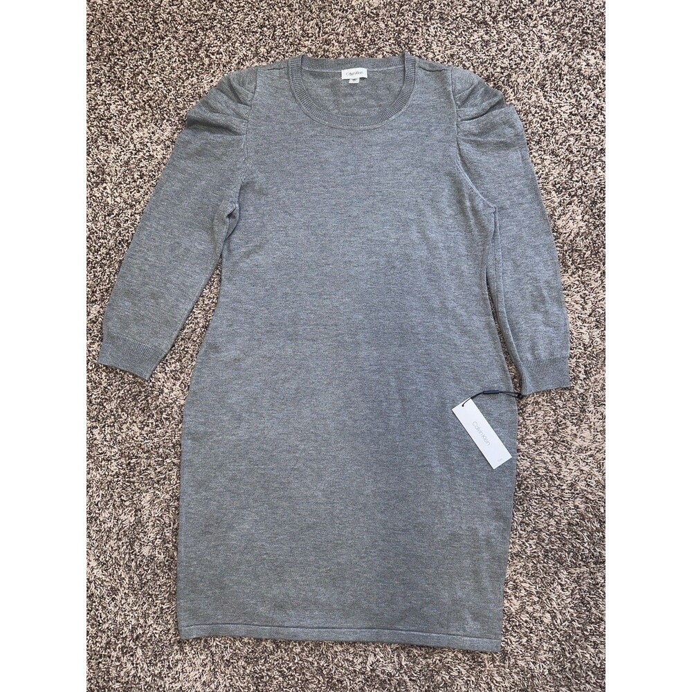 NWT Calvin Klein Puffed Sleeves Women's Dress Size XL